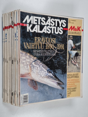 Metsästys ja kalastus vuosikerta 1991 (1-11, puuttuu joul...