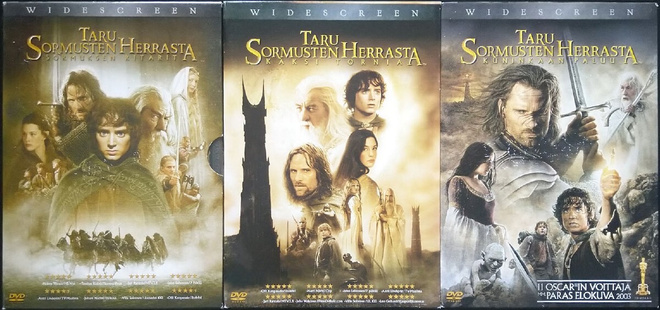 Taru Sormusten herrasta (Trilogia, 3 x 2 DVD)