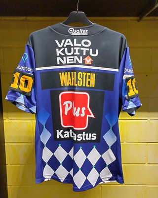 KPL Patrik Wahlsten Game Worn jokeripelipaita
