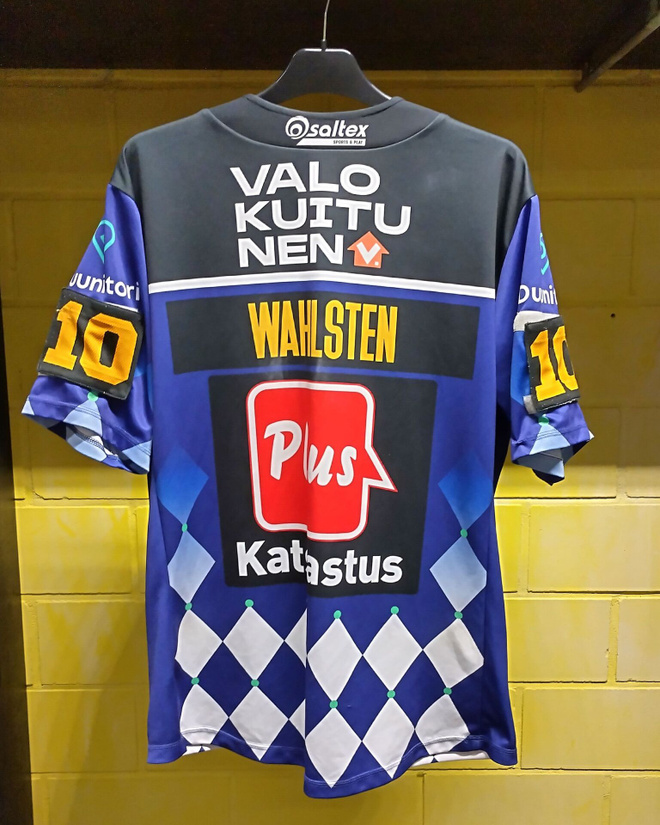 KPL Patrik Wahlsten Game Worn jokeripelipaita