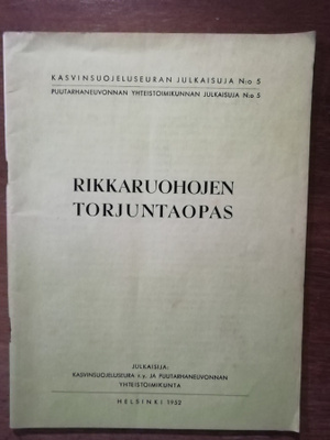 Rikkaruohojen torjuntaopas