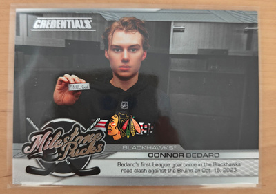 Connor Bedard Milestone Pucks