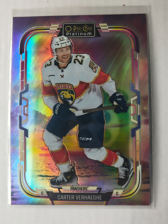 Carter Verhaeghe 2025-26 OPC Platinum Sunset