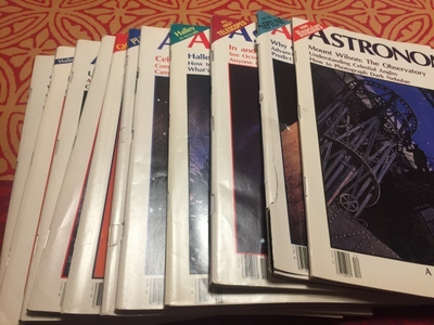 ASTRONOMY MAGAZINE VUOSIKERTA 1986 HYVÄ