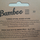 Koiran kampa Racinel BAMBOO Hara 77  "uusi" - pikkukuva 3