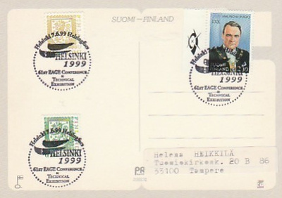 ERIKOISLEIMA , EAGE, Helsinki 7.6.1999