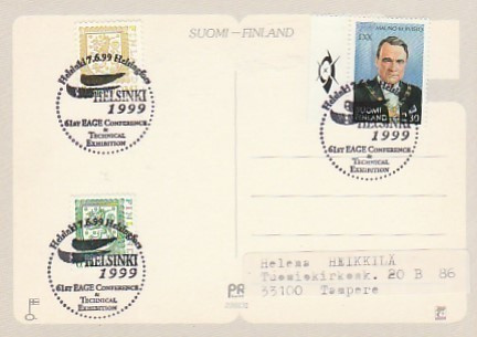 ERIKOISLEIMA , EAGE, Helsinki 7.6.1999