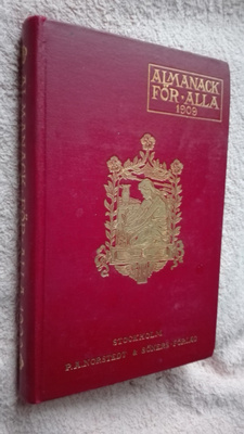 Almanack för alla 1909 m. bl.a. statistik