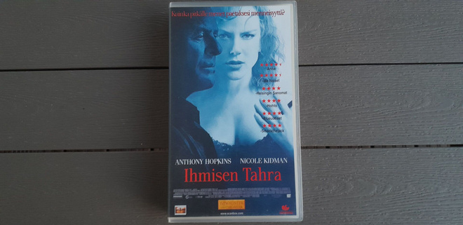 VHS: Ihmisen Tahra / The Human Stain (Anthony Hopkins 2003)