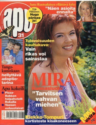 Apu n:o 31 2001 Mira Kunnasluoto. Matti Korkiala. Mika Immon