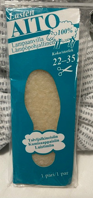 Lämpöpohjalliset kenkiin ja luistimiin, käyttämättömät !