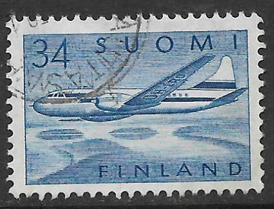 Yleismerkki 34mk 1958 (LAPE 498) O