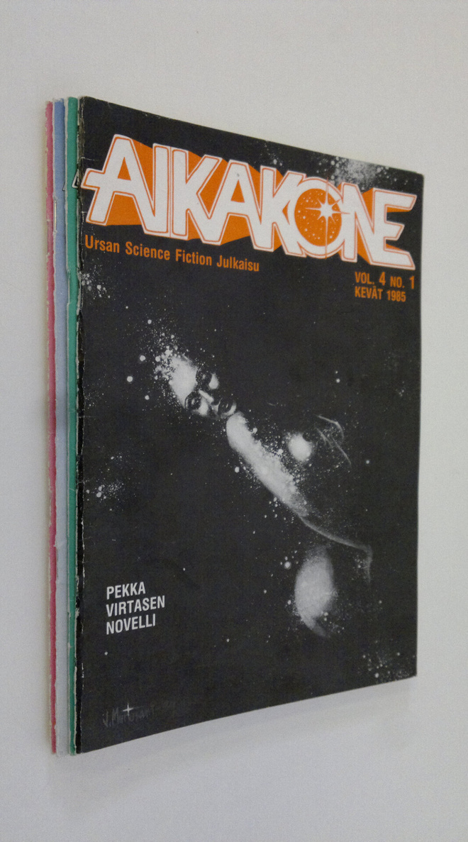 Aikakone 1-4/1985 (vuosikerta) : Ursan science fiction -k...