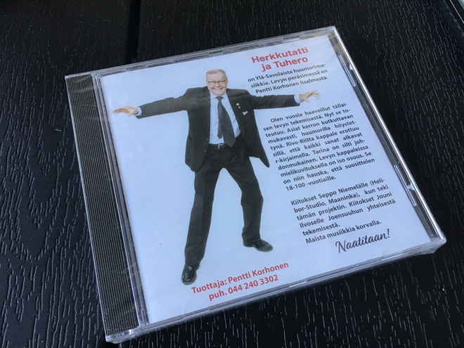 Herkkutatti ja Tuhero iisalmesta CD muoveissa