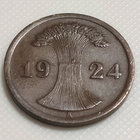 Saksa 2 Pfennig 1924A - pikkukuva 4