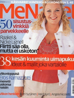 Me Naiset n:o 21 2003 Raakel & Nicke Lignell. Heidi Kyrö.