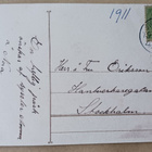 Pääsiäismuna, silkkinauhaa, pajunkissoja, orvokkeja p. 1911 - pikkukuva 2