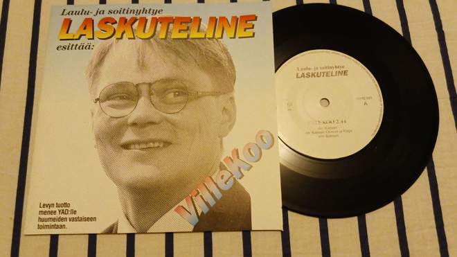 Laulu- Ja Soitinyhtye Laskuteline – Ville Koo 7" ps -93 mint