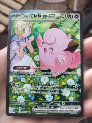 Pokemon Lillie's Clefairy ex SIR