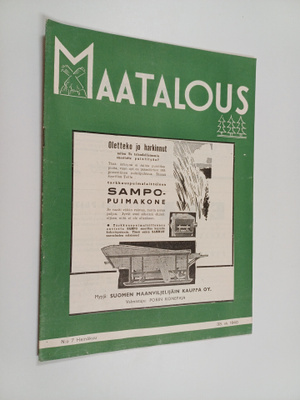 Maatalous N:o 7/1940 : heinäkuu