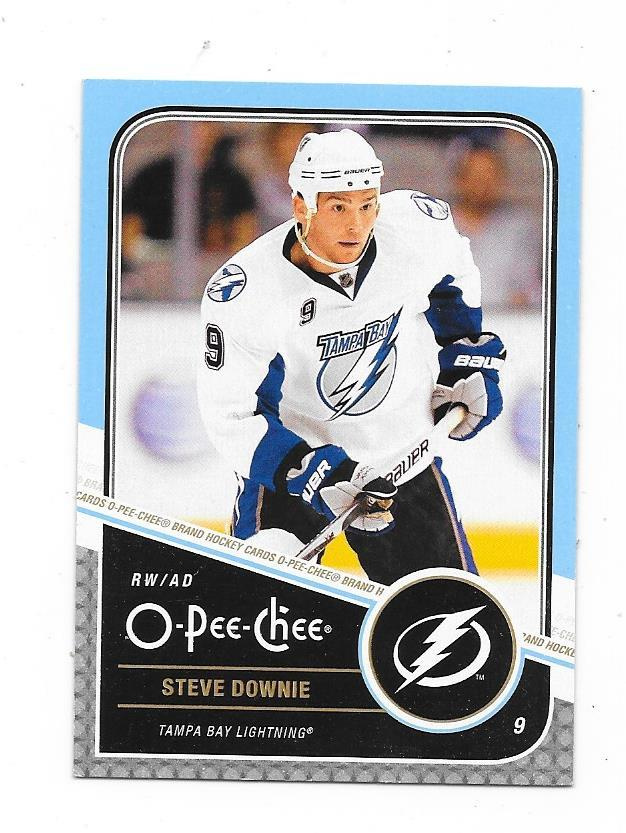 2011-12 OPC #170 Steve Downie Tampa Bay Lightning gooni