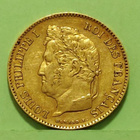 Ranska, 40 Francs 1831 kulta raha, Louis Philippe 1. - pikkukuva 2
