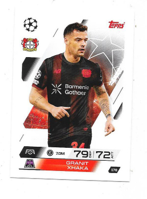 2025-26 Topps Match Attax #178 Granit Xhaka , Leverkusen