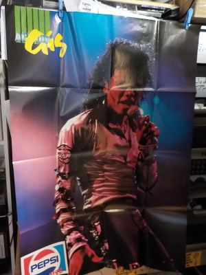 MICHAEL JACKSON ISO JULISTE VUODELTA 1988
