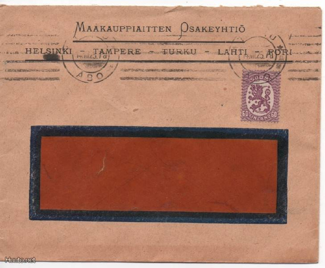 Firmakuori Turku Maakauppiaitten Oy 1925
