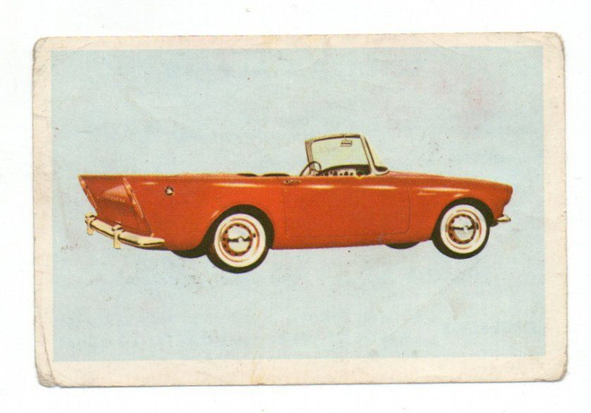 Purkkakuva Hellas Autosarja n:o 92 SUNBEAM ALPINE