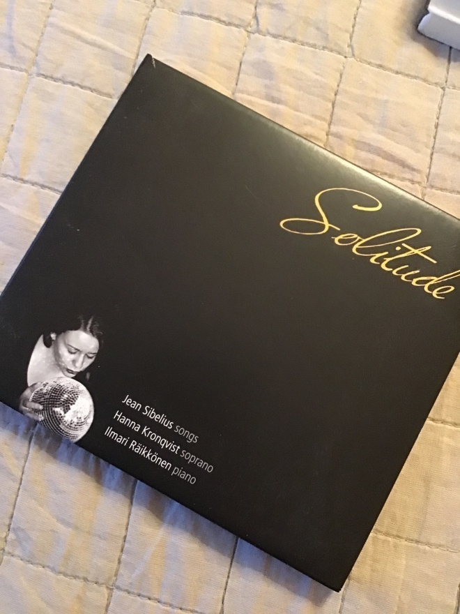 Hanna Kronqvist/ Ilmari Räikkönen Solitude Sibelius songs CD