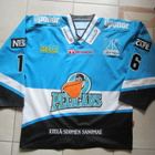 PELICANS GAME-WORN A-P LAMBERG #16 2004-05 KAUDELTA - pikkukuva 1