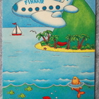 Hauska Finnair kortti, vanha mainoskortti, M. Heino -82 - pikkukuva 2