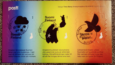 2018 Ilmastonmuutos o  ( LaPe BL99 ) leimattu