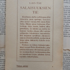 Lao-tse - Salaisuuksien tie (nid.) - pikkukuva 4