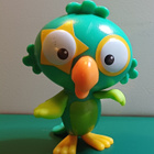 Muovinen lintu figuuri (papukaija?) - Plastic bird figure - pikkukuva 1