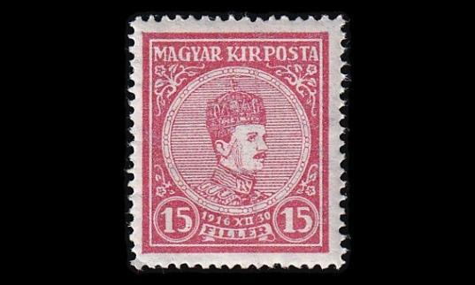 Unkari 189 ** Kruunajaiset 15 f (1916)