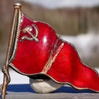 CCCR-Emalinen merkki. Halkaisija - 37 mm. Emaleissa vika. - pikkukuva 2
