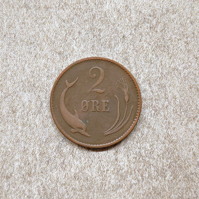 2 Øre 1874 TANSKA