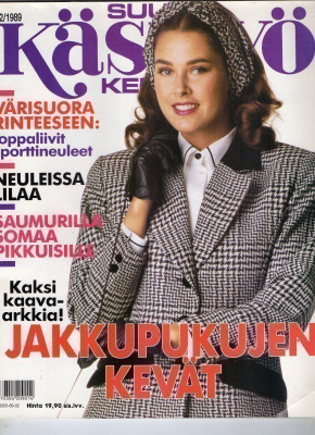 Suuri Käsityö kerho n:o 2 1989  Kaava-arkkit tallella. Katso