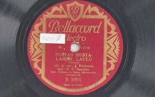 Savikiekko 1933 - N. E. Saarikko - Bellacord  S 1001