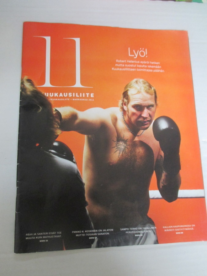 HESARI KUUKAUSILIITE 11-/2011 so juttu robert helenius