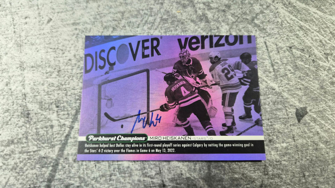 Miro Heiskanen 2022-23 Parkhurst Champions Wire Images Auto