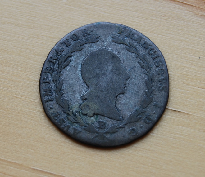 Itävalta, Francis I, 1820 5 Kreuzer Hopeaa