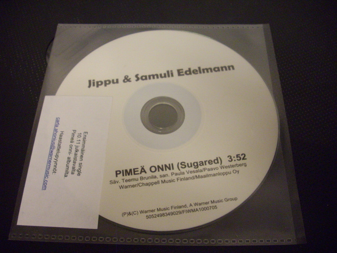 JIPPU & SAMULI EDELMANN: Pimeä onni  CDS ( Sis.postikulut )