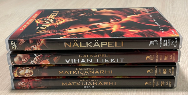 Suzanne Collinsin NÄLKÄPELI (8DVD) Erikoisjulkaisut