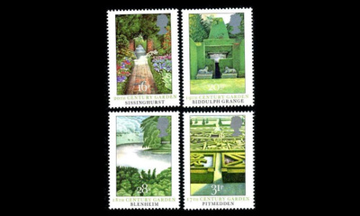 Iso-Britannia 962-5 ** Puutarhoja (1983)