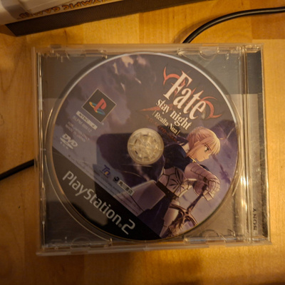 PS2 Fate/Stay Night JPN, vain levy