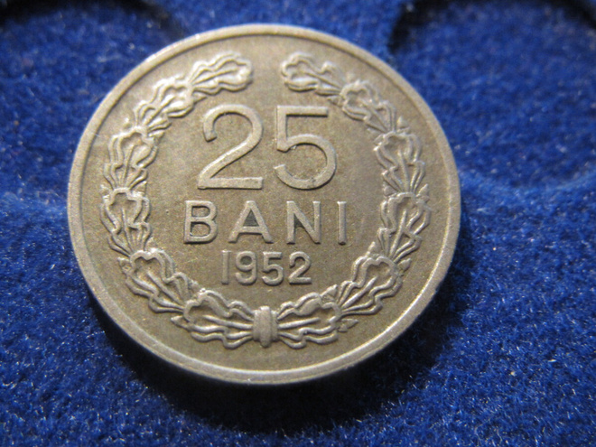 25 bani 1952. Romania