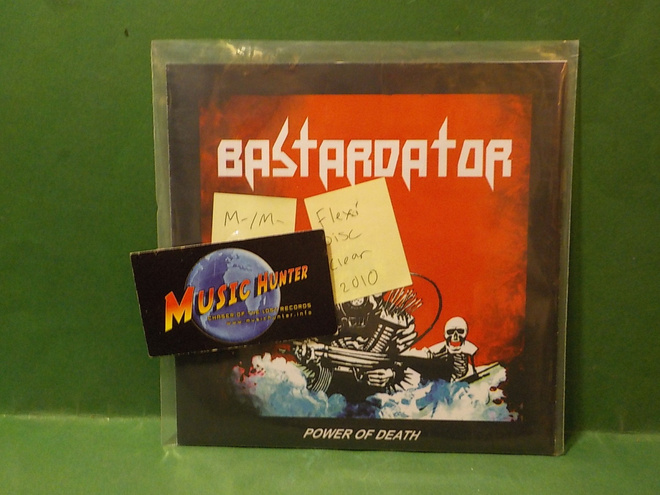 BASTARDATOR - POWER OF DEATH M-/M- CAN 2010 7" SINGLE